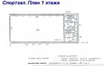 План спортзала