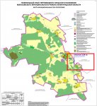 Участок на карте функциональных зон генплана 
