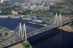 Расположение ЗУ относительно Вантового моста 