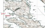 участок на карте (правая часть залива)