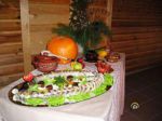 в ресторане предлагается русская, вепсская, европейская кухня
